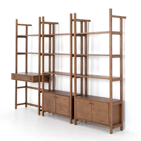 Product Image 10 for Teddy Desk System W/ Cabinets Vintage Si from Four Hands