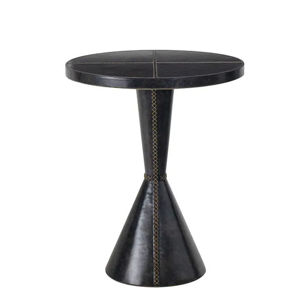 Product Image 1 for Gabe Leather Accent Table from Regina Andrew Design