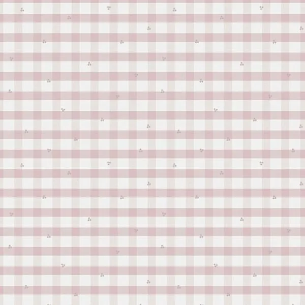 Product Image 1 for Laura Ashley Gingham Pale Amethyst Purple Removable Wallpaper from Graham & Brown