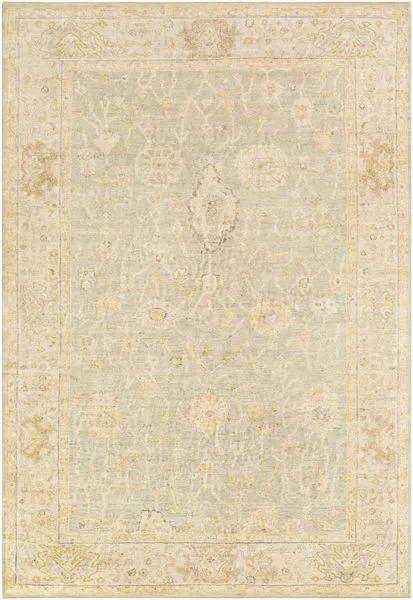 Product Image 1 for Normandy Hand-Knotted Wool Taupe / Beige Rug - 6' x 9' from Surya