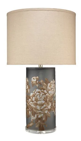 Product Image 3 for Blossom Table Lamp   Glass  Large Drum Shade from Jamie Young