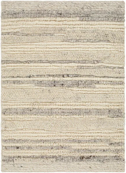 Product Image 1 for Manisa Global Hand-Woven Wool Gray / Brown Rug - 2' x 3' from Surya