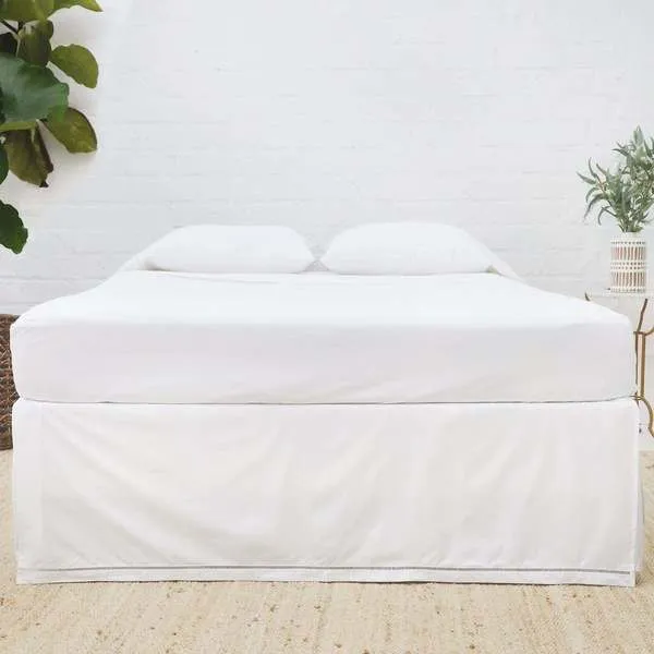 Product Image 1 for Como Ladder Stitch Bedskirt from Pom Pom at Home