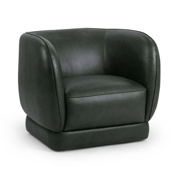 Product Image 1 for Rinner Leather Accent Chair from Classic Home
