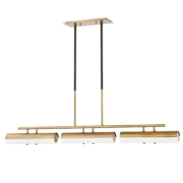 Product Image 1 for Titus Patina Brass 3-Light Linear from Troy Lighting