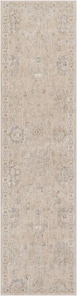 Product Image 1 for Avant Garde Woven Light Beige / Denim Rug - 2'7" x 10' from Surya