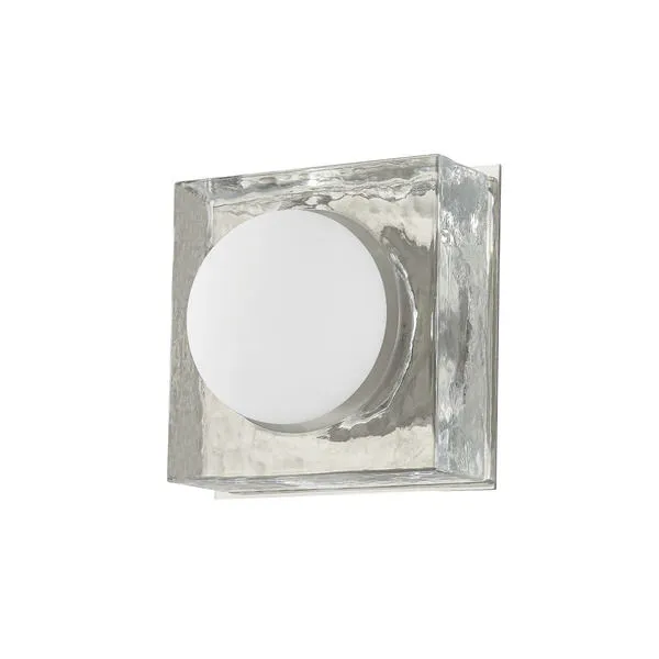 Product Image 1 for Mackay 1-Light Square Sconce - Polished Nickel from Hudson Valley