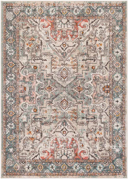 Product Image 6 for Ankara Ivory / Aqua Rug from Surya