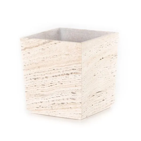 Product Image 10 for Travertine Planter White Travertine from Four Hands