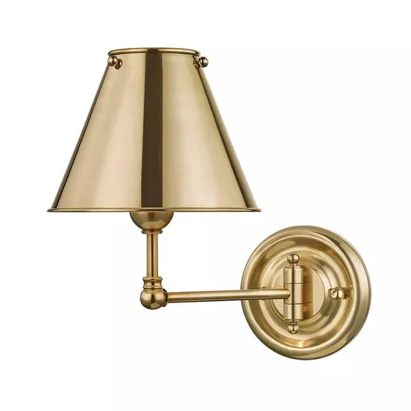 Product Image 1 for Classic No.1 1 Light Wall Sconce W/ Metal Shade from Hudson Valley