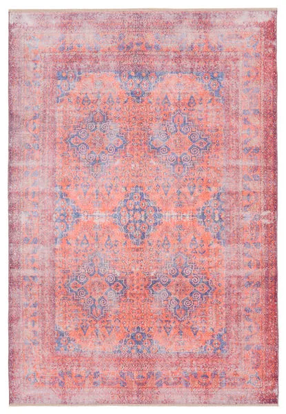 Product Image 5 for Menowin Medallion Blue/ Orange Area Rug from Jaipur 