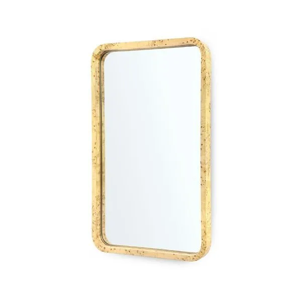 Product Image 1 for Emil Large Lacquered Burl Mirror from Villa & House