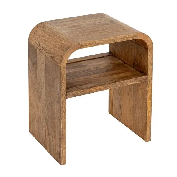 Product Image 1 for Cascade Waterfall Edge Wood End Table from Creative Co-Op