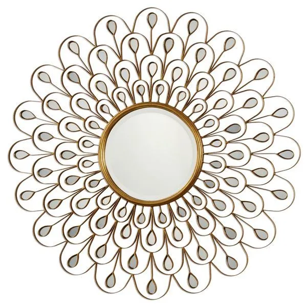 Product Image 2 for Uttermost Golden Peacock Mirror from Uttermost