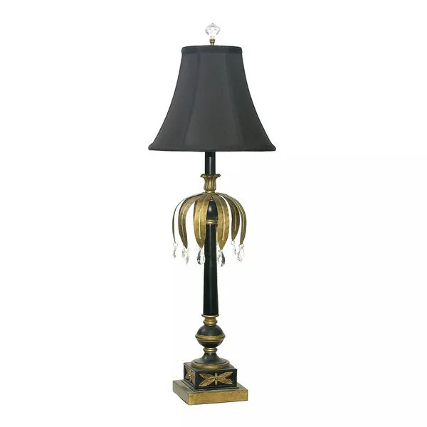 Product Image 1 for Weeping Leaf Table Lamp In Gold Leaf And Black from Elk Home