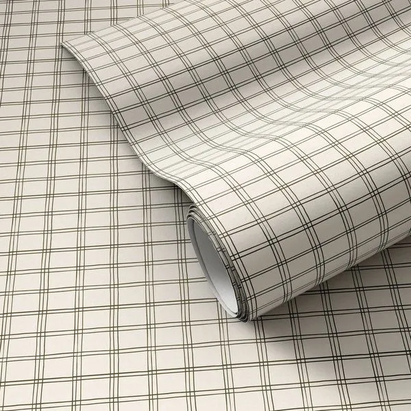 Product Image 1 for Hand Checks Olive I Wallpaper by Getty Images from Four Hands