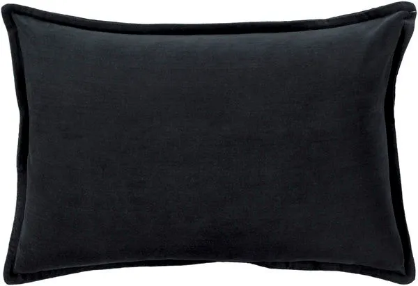 Product Image 3 for Cotton Velvet Black Pillow from Surya