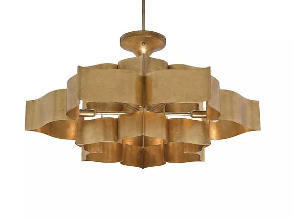 Product Image 3 for Grand Lotus Chandelier from Currey & Company