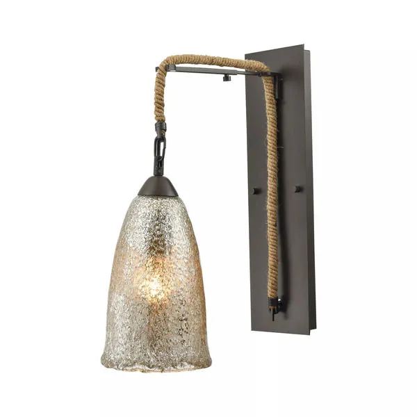 Product Image 1 for Hand Formed Glass 1 Light Wall Sconce from Elk Lighting
