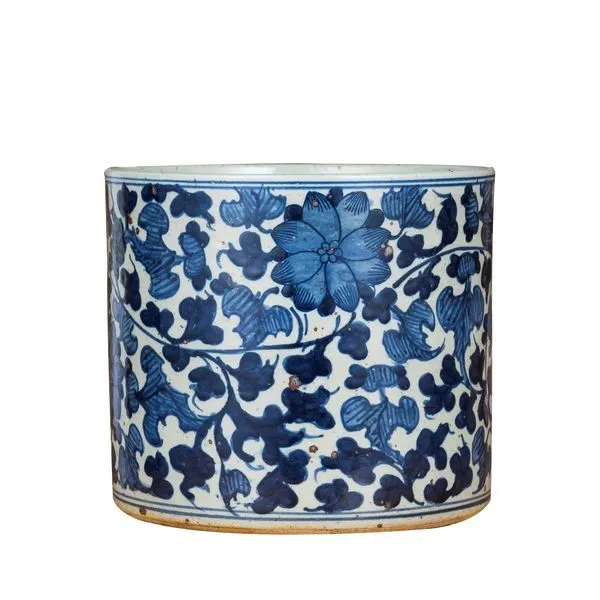 Product Image 1 for Dynasty Orchid Pot Twisted Peony Motif from Legend of Asia