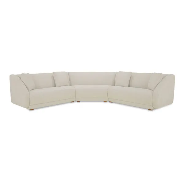 Product Image 1 for Fraser 3 Piece Modular Sectional with Wedge Slipper from Moe's