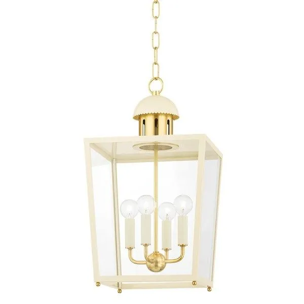 Product Image 1 for June Small Soft Cream 4-Light Lantern from Mitzi