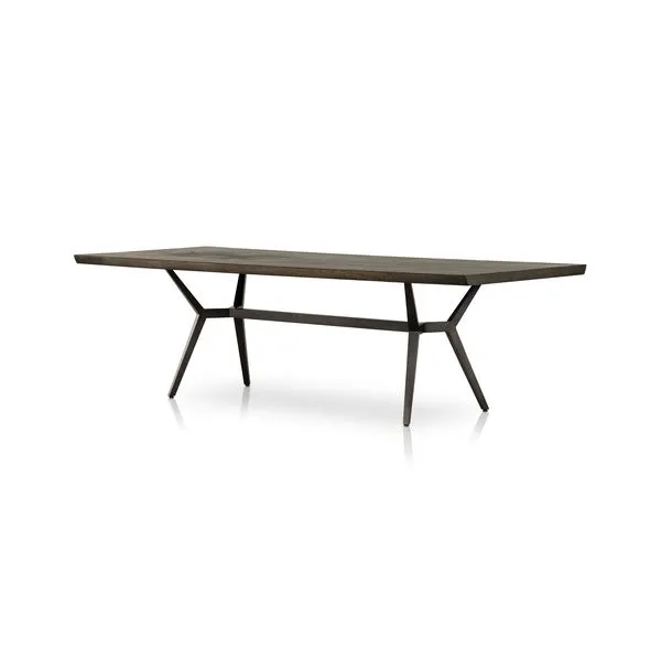 Product Image 1 for Bryceland Iron Dining Table - Gunmetal from Four Hands