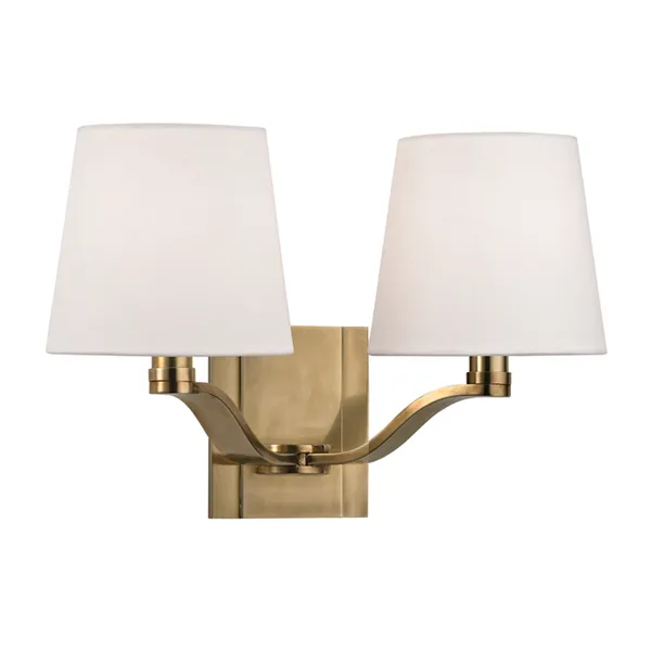 Product Image 1 for Clayton 2 Light Wall Sconce from Hudson Valley