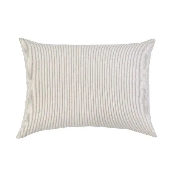 Product Image 1 for Connor 28" x 36" Large Decorative Bed Pillow with Insert - Ivory /  Amber from Pom Pom at Home