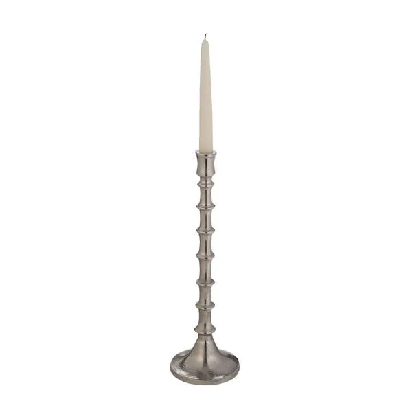Product Image 1 for Silver Bamboo Candleholder from Elk Home