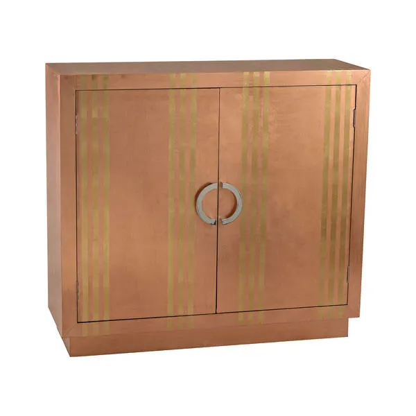 Product Image 1 for Gold Stripe Copper Cabinet from Elk Home