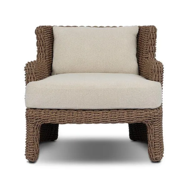 Product Image 1 for Vaughn Cream Outdoor Chair from Four Hands