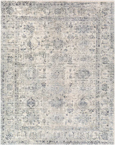 Product Image 1 for Jordan Hand-Knotted Deep Teal / Denim Rug - 8' x 10' from Surya